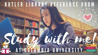 Study with me in Butler Library! || Columbia University (ambient sound)