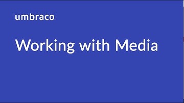 Working with Media in Umbraco
