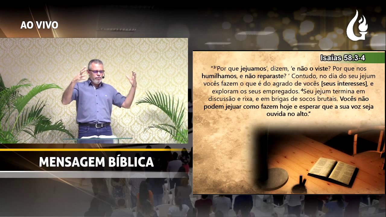 Palavra pastoral | A humilhação do jejum // Pr. Dário Cruz