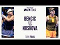 Belinda Bencic vs. Linda Noskova | 2025 Tokyo Final | WTA Match Highlights