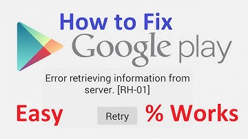 "Error retrieving information from server. [RH-01]" Fix - Howtosolveit