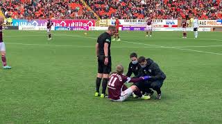 GMS injured Dundee United v Hearts 5 March 2022
