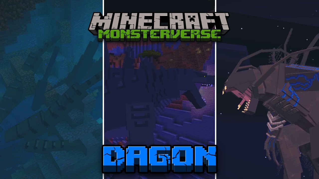 DAGON (Godzilla's Ancestor), Leviathan, & MORE Titans in Minecraft ...