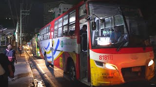 Philippines Ordinary Fare Bus Night Ride From Kamuning Mrt Station To Sm Sjdm