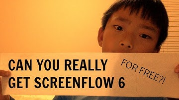(Old Version) How to Get ScreenFlow 6 For Free On Mac