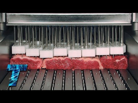 УДИВИТЕЛЬНАЯ СОВРЕМЕННАЯ ФАБРИКА  ПЕРЕРАБОТКИ МЯСА