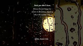 Ariana Grande's Broadway Beginnings: From '13' to Global Stardom @Bite_Sized_Vids