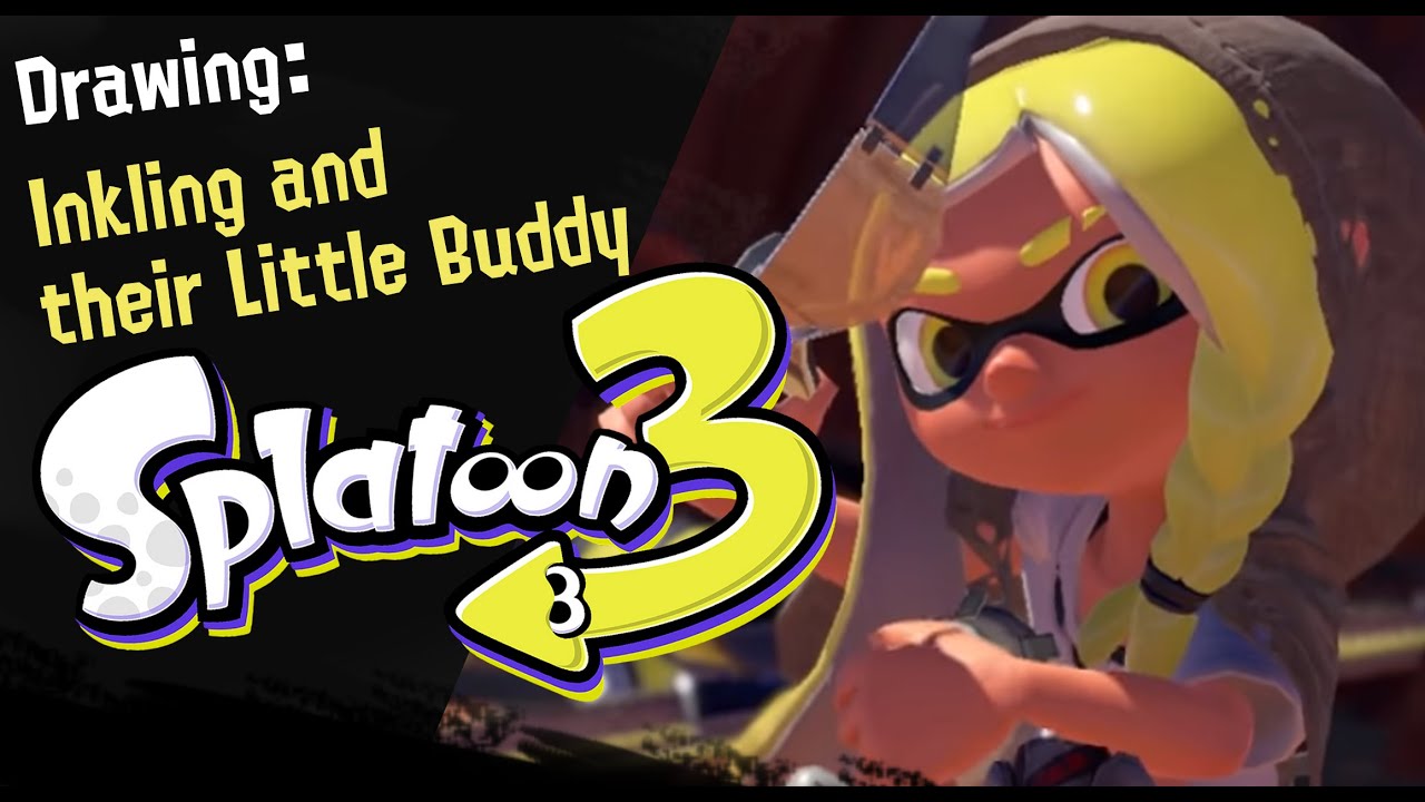 Drawing: Splatoon 3 Inkling and their Little Buddy! (Splatoon 3) - YouTube