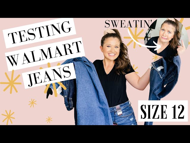 TESTING WALMART JEANS ON SIZE 12/ Walmart Denim Review 