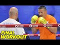 Oleksandr Usyk • FULL Media Workout for Tyson Fury • Fury vs Usyk | DAZN Boxing