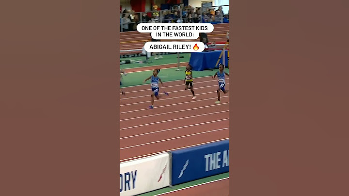 Meet one of the FASTEST kids in the 🌎