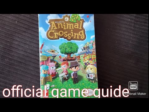 Animal Crossing New Leaf Guide Book Youtube