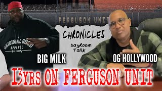 FERGUSON CHRONICLES BLOODY(BIG MILK ) STEPS INTO THE DAYROOM AND SHARES HIS TESTIMONY