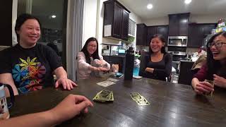 【VLOG】Boardgame Spicy, Cockroach Poker with Eric, Chrstine, EJ, Sana