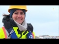 Portrait de vicky herault second capitaine  bord dun ferry