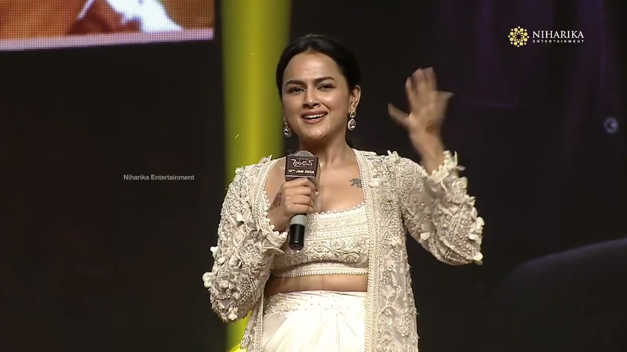 Actress Shraddha Srinath Speech @ SAINDHAV Pre-Release Event | LIfe andra tv