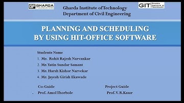Planning and scheduling by using HIT office software