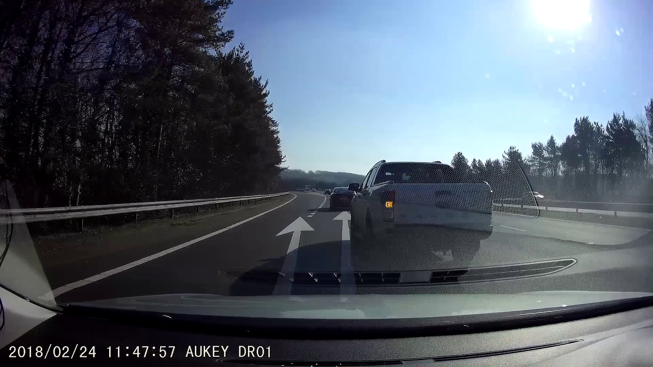 Idiot driver almost causes crash CA66 XPU - YouTube