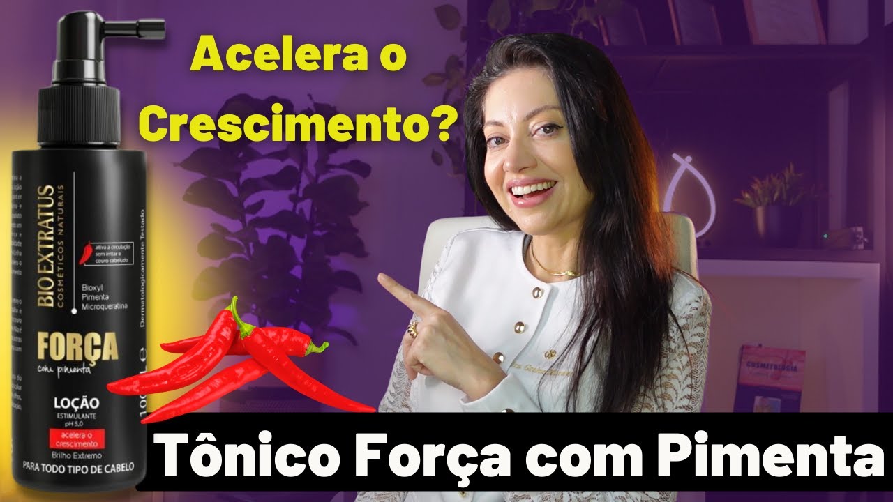 Crescimento Capilar Acelerado? Descubra a Verdade sobre a Loção Bio Extratus Força com Pimenta!