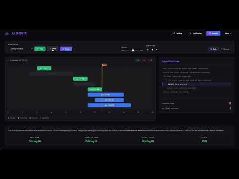 Activity Selection Problem: Visualized Step-by-Step (Greedy Algorithm)