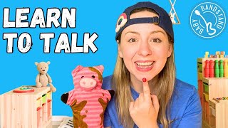 First Words for Babies & Toddlers I Animals and Gestures I Learn to Talk with Ms. Alyssa