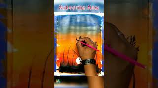 Easy Wheat Field Scenery Drawing