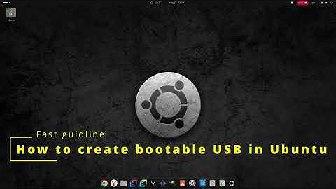 How to create bootable USB in UBUNTU with UBUNTU 24.04LTS