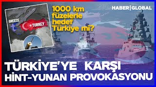 Türkiye'ye Karşı Hint - Yunan Provokasyonu! BrahMos Füzeleri İle Tehdit Dolu Animasyon