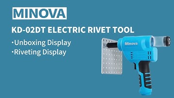 MINOVA KD-02DT Electric Rivet Tool Kit #rivet #minovatool #tools