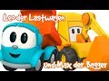 Leo Junior und Autos auf Deutsch. Zeichentrickfilme für Kinder.