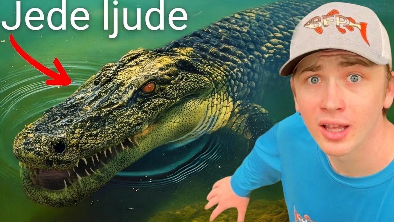 Uhvatio sam zvijer koja jede ljude u napuštenom ribnjaku!