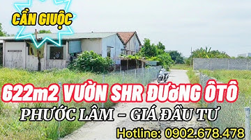 (Đã Bán)Bán Đất Cần Giuộc 622m2 Vườn Phước Hậu Đường Ô Tô Tới
