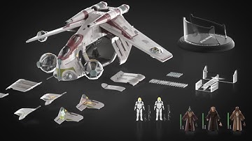 New Star Wars the vintage collection Republic Gunship Haslab reveal!