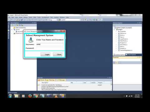 Download Source Code: How to make School Management System in C# Visual Studio 2010