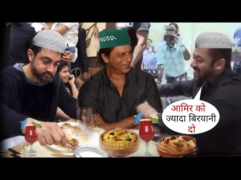 Salman Khan, Shahrukh and Aamir Enjoying Biggest Iftar Party in Ramadan 2022 at Galaxy Apartment