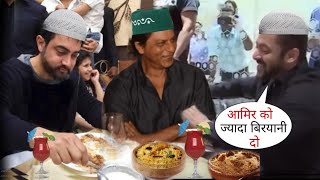 Salman Khan, Shahrukh and Aamir Enjoying Biggest Iftar Party in Ramadan 2022 at Galaxy Apartment