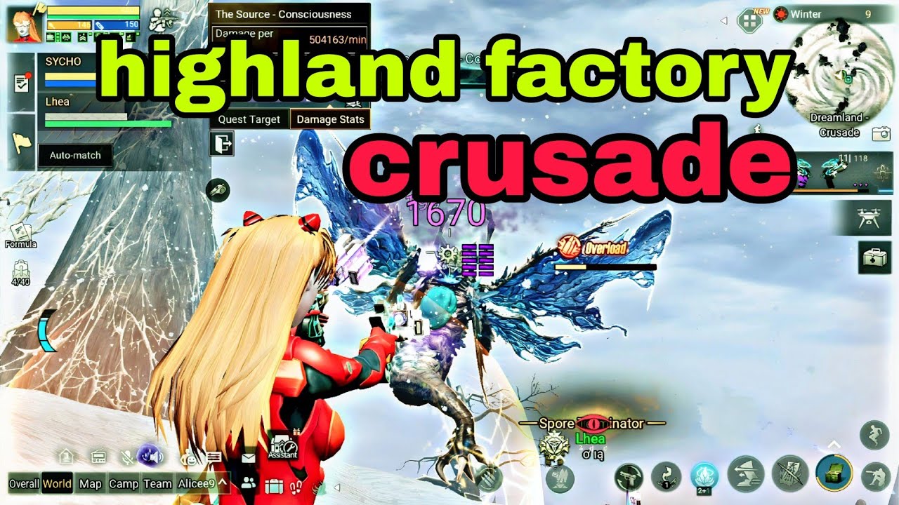  highland factory crusade area operation lifeafter 