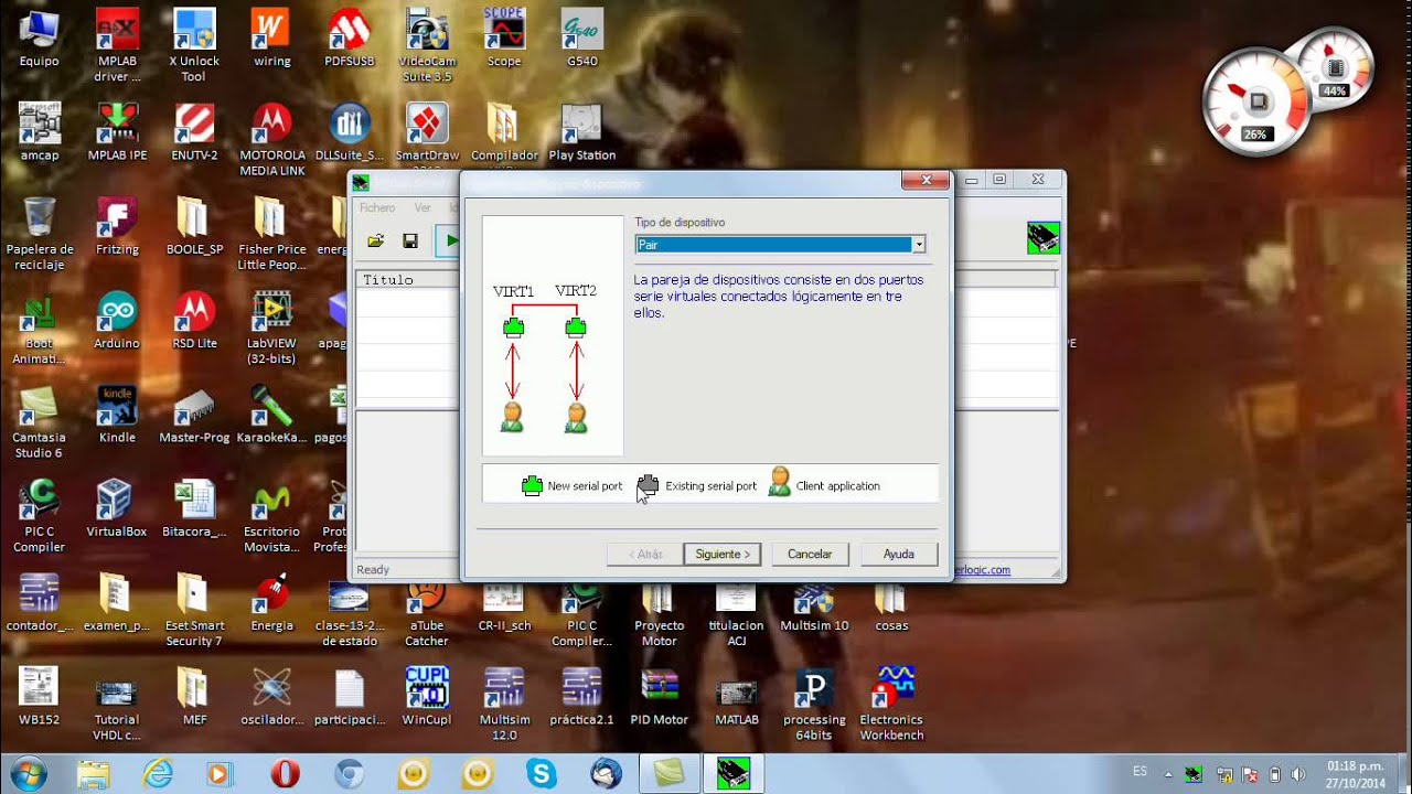Instalaci n del virtual serial ports emulator youtube