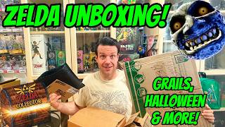 ZELDA UNBOXING! VINTAGE GRAILS + OFFICIALLY LICENSED HALLOWEEN MERCH!! screenshot 5
