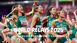 International 400m debut 🌎 | WE QUALIFIED FOR WORLD CHAMPS!! | World Relays Day 2 ✌️| Race Vlog ⚡️
