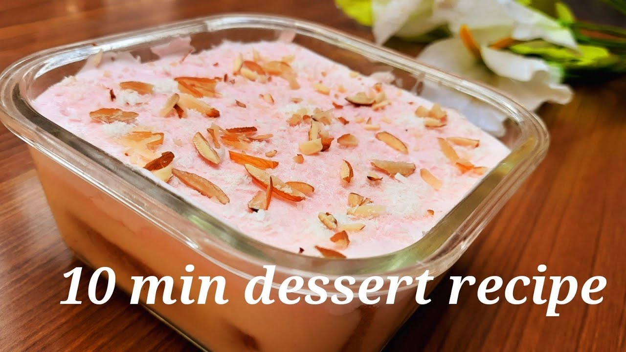 Dessert recipe  with  1Cup Milk|| Delicious and  easy  dessert || 10min  dessert recipe