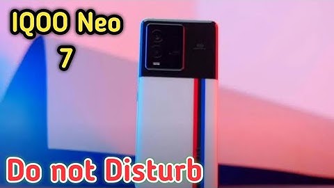 How To Enable Do Not Disturb Setting In Iqoo Neo 7, Dnd Setting Kaise Enable Kare