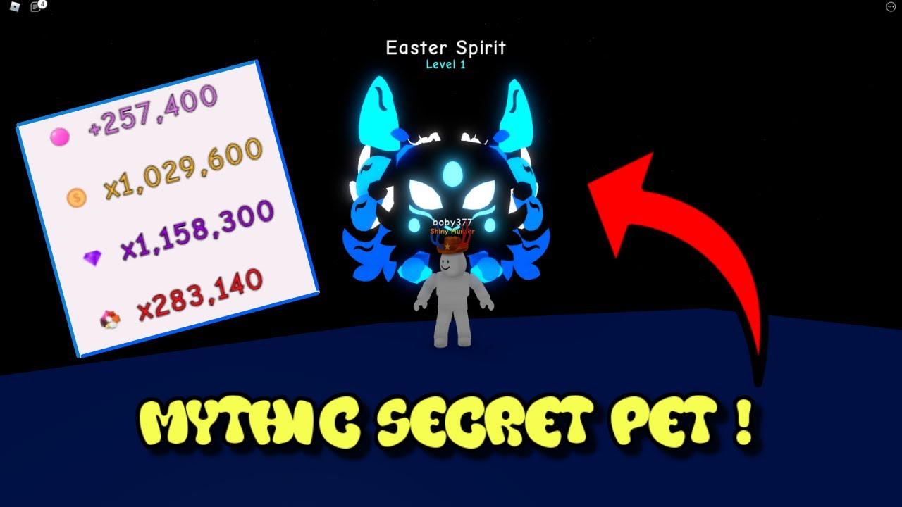 🐰MYTHIC SECRET PET🐰 INSANE STATS - EASTER EVENT BGS