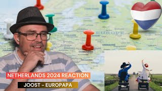 Netherlands 2024 Reaction (Joost's "Europapa") - Eurovision