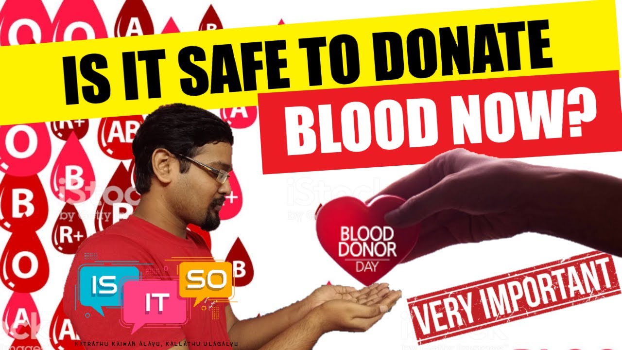 Is It Safe To Donate Blood During Corona World Blood Donors Day Tamil IS IT SO Ft 