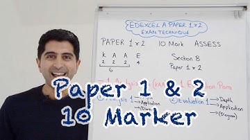 10 Marker - Paper 1 & 2 - Edexcel A Level Economics