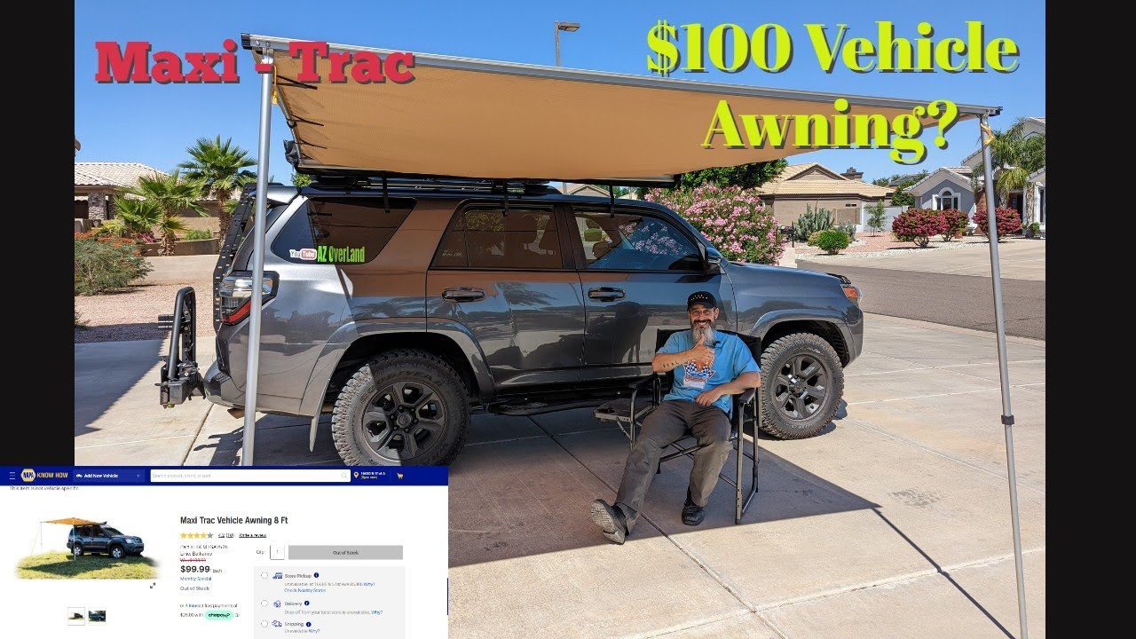 Maxi Trac Vehicle Awning 8 Ft