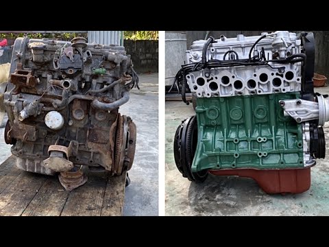 Full restoration of the old toyota camry engine | Restore and repair of old rusty TOYOTA car engine