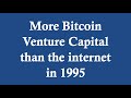 Bitcoin Venture Capital Overtaking the Internet of 1995