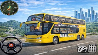 New Bus Parking Simulator 2026 | Double Decker Bus Driving Gameplay Android 4K screenshot 2